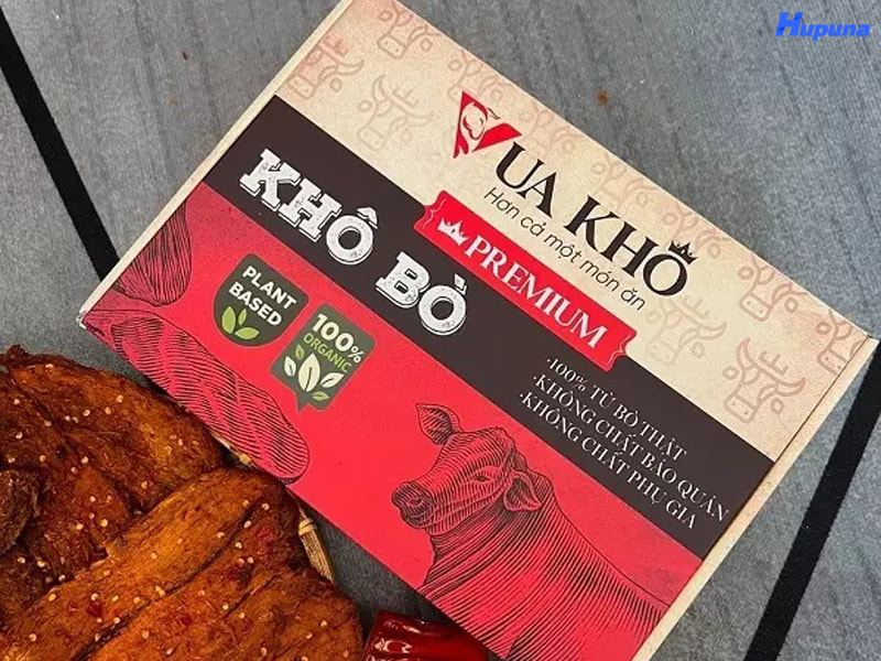 Lợi ích khi đầu tư in hộp giấy đựng bò khô