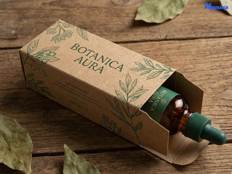 Mẫu hộp giấy đựng serum của khách hàng Hupuna ảnh 2