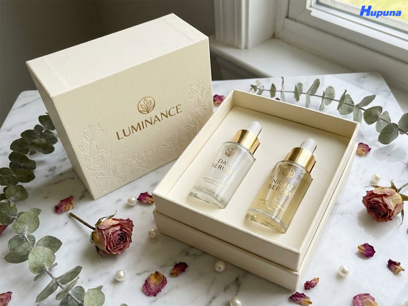 Mẫu hộp giấy đựng serum của khách hàng Hupuna ảnh 5
