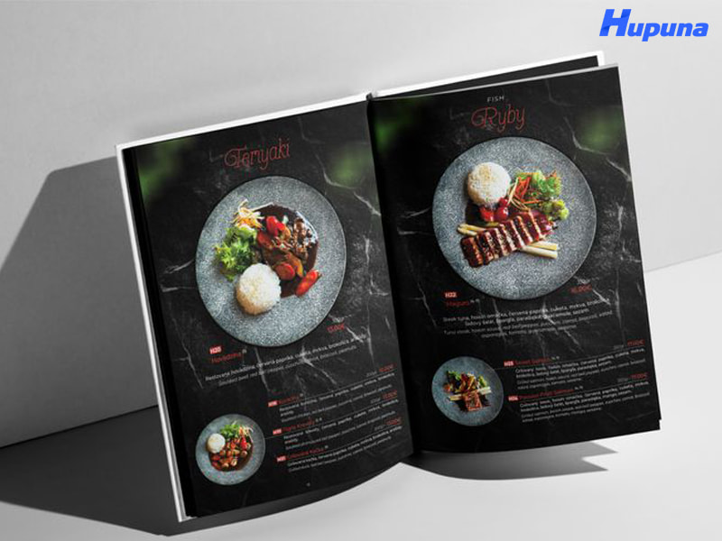 Menu giấy cho nhà hàng, quán cafe