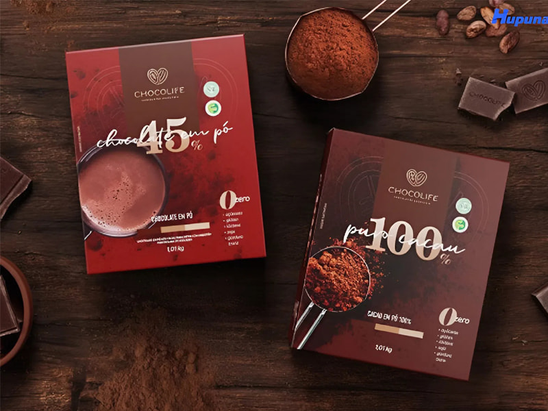 Nên đầu tư in hộp giấy đựng bột cacao
