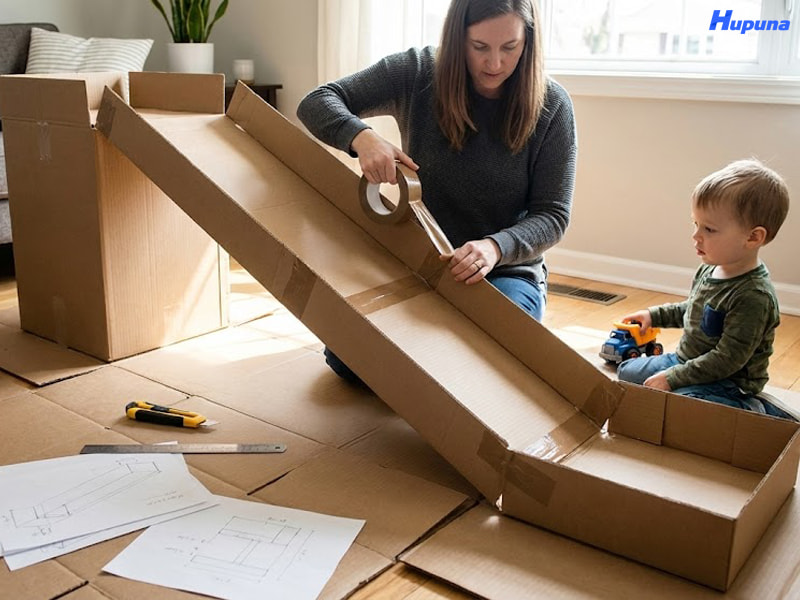 Những lợi ích khi làm cầu trượt bằng bìa carton