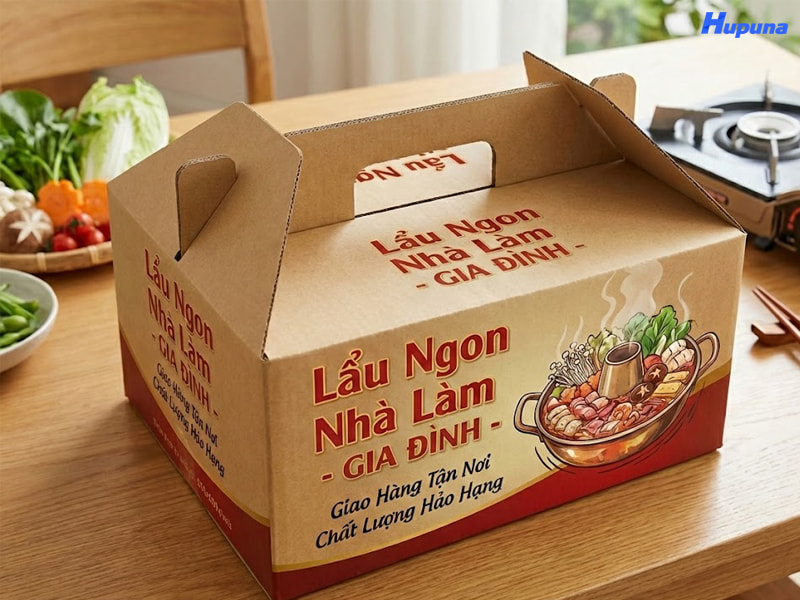 Phần loại hộp giấy đựng lẩu theo khẩu phần phổ biến