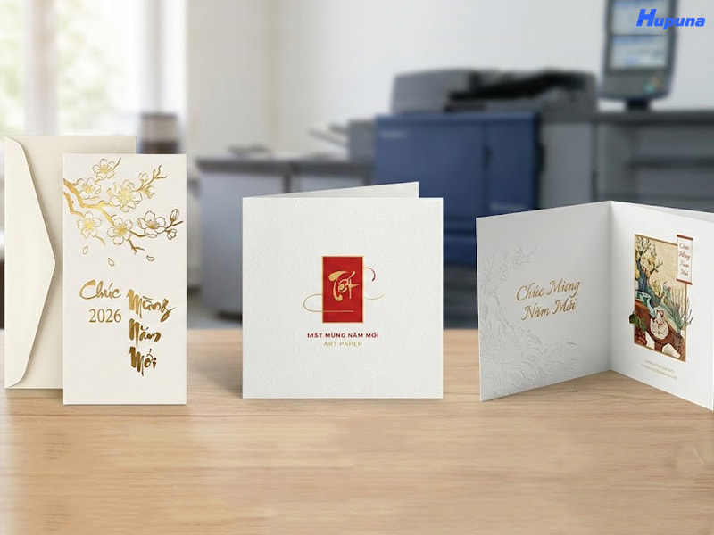 Quy cách in thiệp chúc mừng năm mới