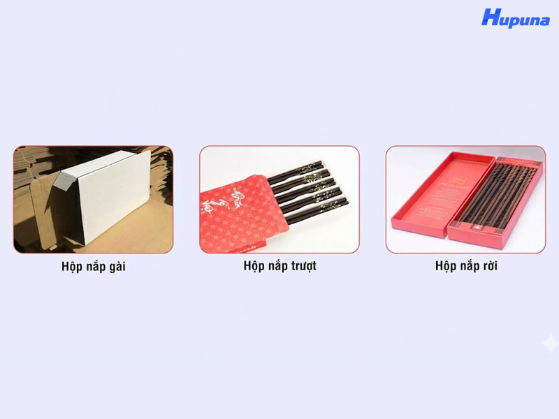 Quy cách và kiểu dáng hộp giấy đựng đũa