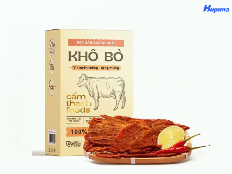 Thiết kế và in hộp giấy bò khô chuyên nghiệp