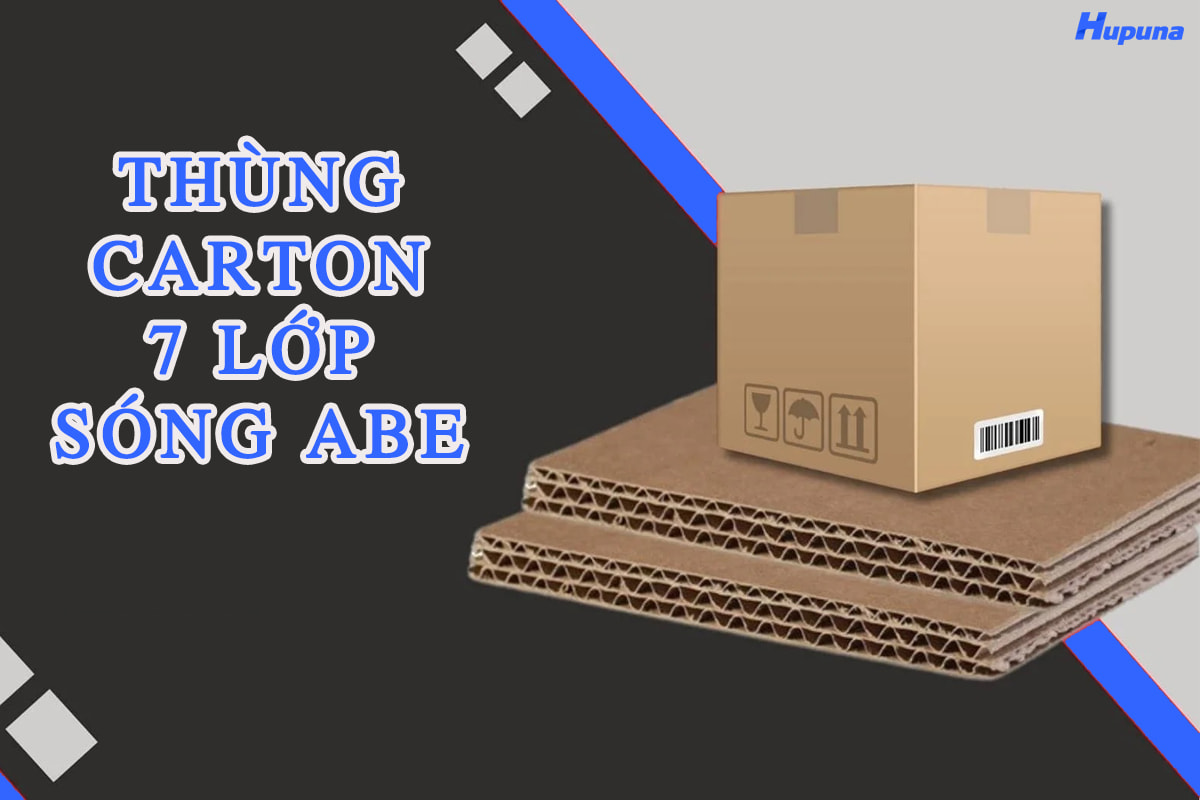 Thùng carton 7 lớp sóng ABE
