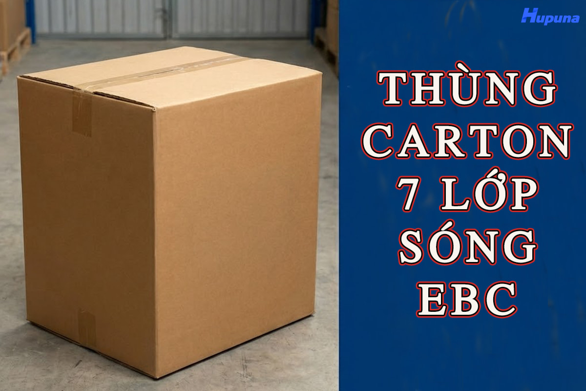 Thùng carton 7 lớp sóng EBC