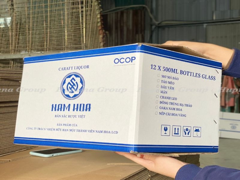 Thùng đựng rượu hãng Nam Hoa do Hupuna sản xuất