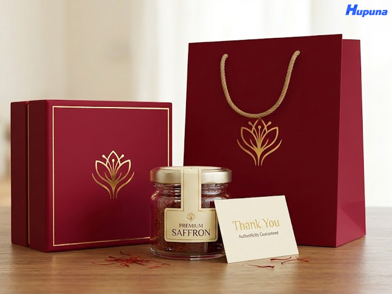 Trọn bộ đóng gói Saffron chuyên nghiệp giúp nâng tầm thương hiệu