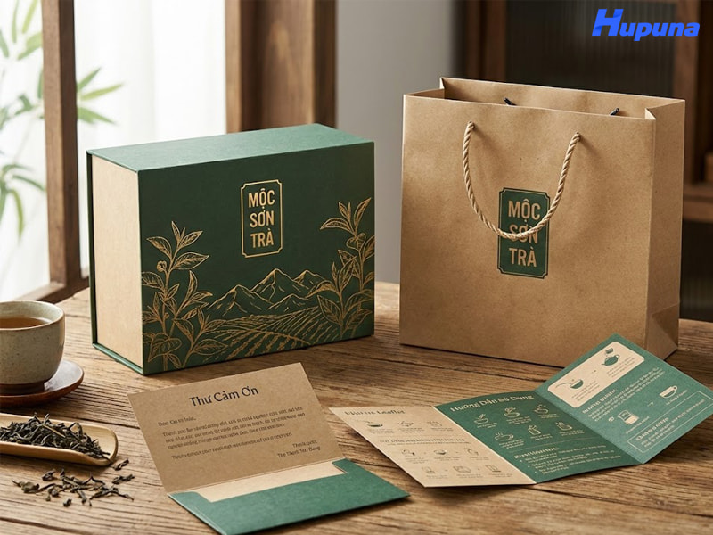 Trọn bộ giải pháp bao bì đựng trà đồng bộ chuyên nghiệp