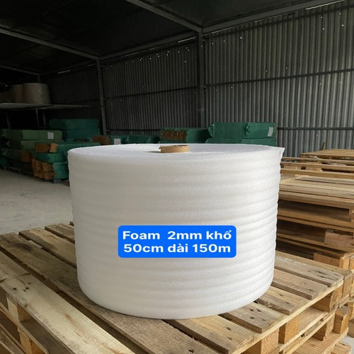 Xốp Foam 2mm khổ 100cm dài 150m (6,8kg) ảnh 1