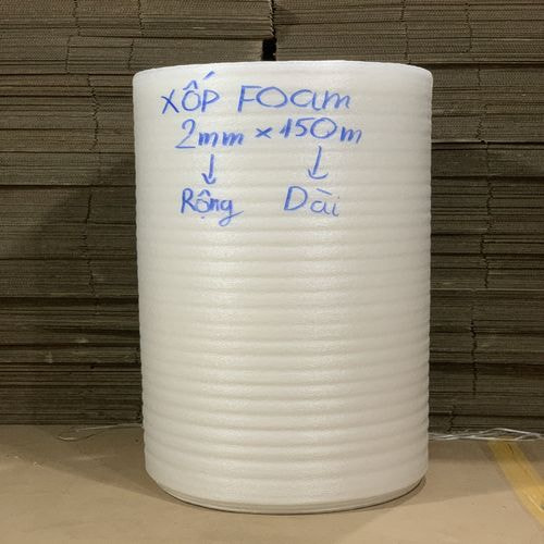 Xốp Foam 2mm khổ 100cm dài 150m (6,8kg) ảnh 3