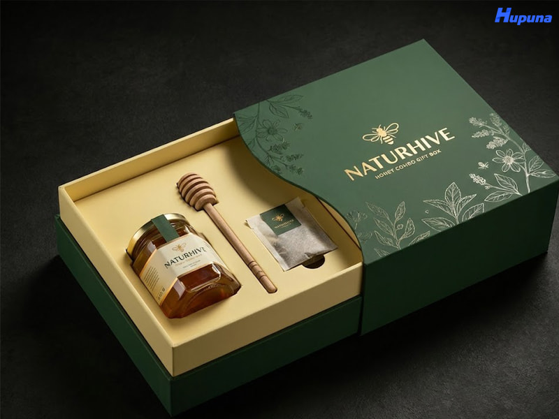 Hộp combo mật ong quà tặng của thương hiệu NATURHIVE