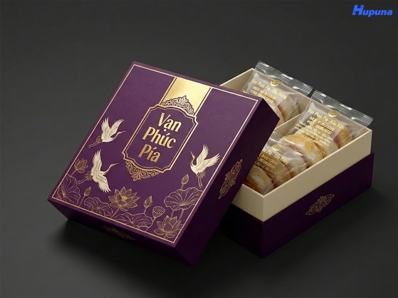 Hộp đựng bánh pía của Vạn Phúc do Hupuna sản xuất