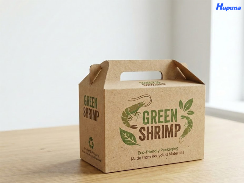 Hộp đựng phồng tôm GREEN SHRIMP do Hupuna sản xuất
