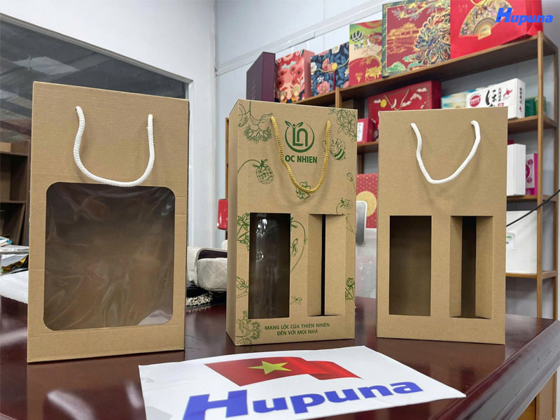 Hộp giấy đựng mật ong Lộc Nhiên do Hupuna sản xuất