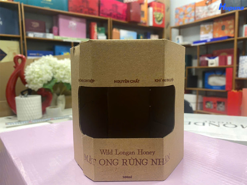 Hộp giấy đựng mật ong Wild Longan Honey do Hupuna sản xuất