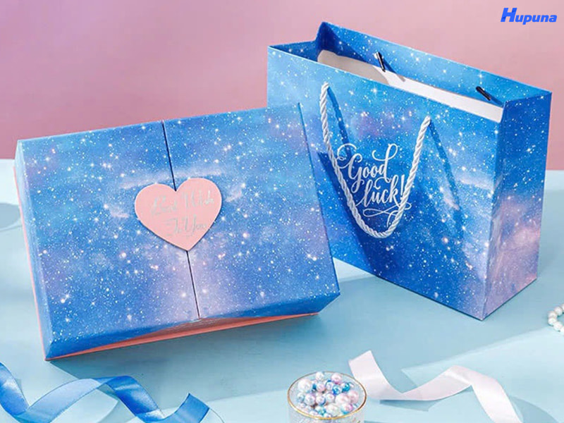 Bộ set hộp và túi quà tặng dải ngân hà