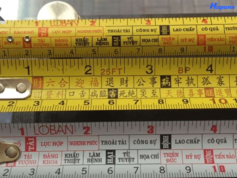 Các loại thước Lỗ Ban phổ biến