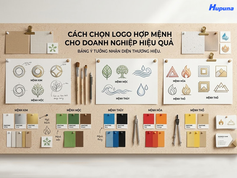 Cách chọn logo hợp mệnh cho doanh nghiệp hiệu quả 