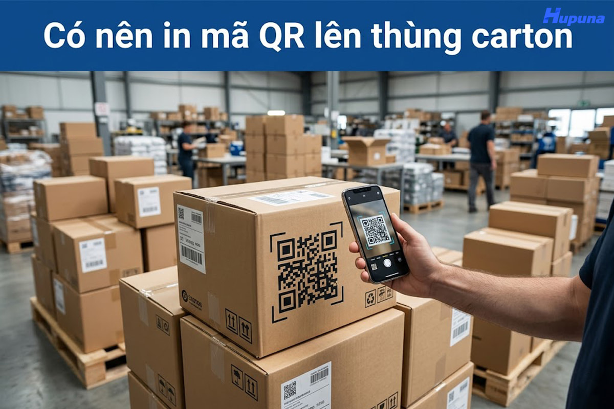 Có nên in mã QR lên thùng carton không
