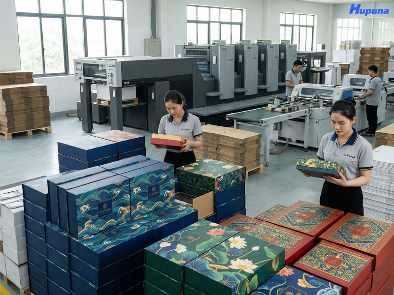 Dịch vụ thiết kế và in họa tiết phong thủy cho bao bì tại Hupuna