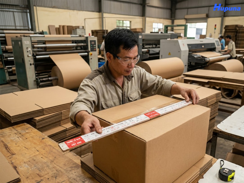 Dùng thước Lỗ Ban trong sản xuất hộp carton