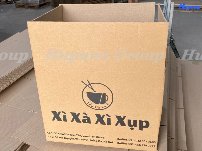 Hộp carton đựng lẩu Xì Xà Xì Xụp