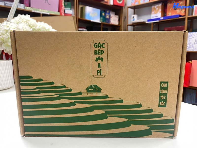 Hộp carton sóng đựng thịt gác bếp