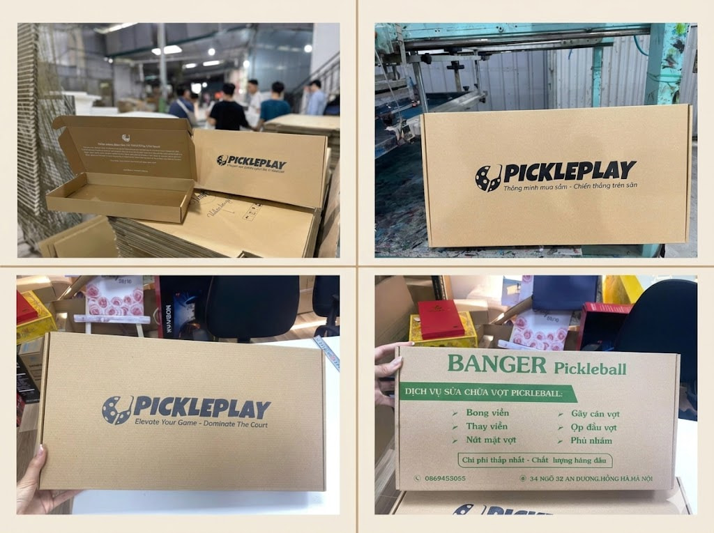 Hộp carton sóng nắp gài in Flexo