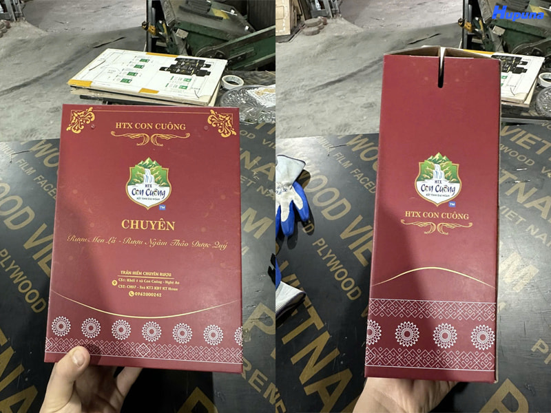 Hộp đựng rượu HTX Con Cuông