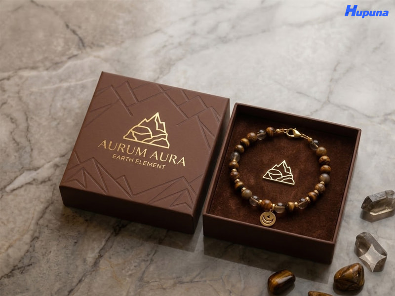 Hộp đựng vòng phong thủy của thương hiệu Aurum Aura mệnh thổ