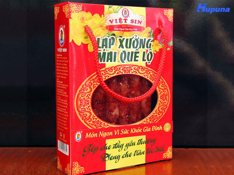 Hộp giấy đựng lạp xưởng