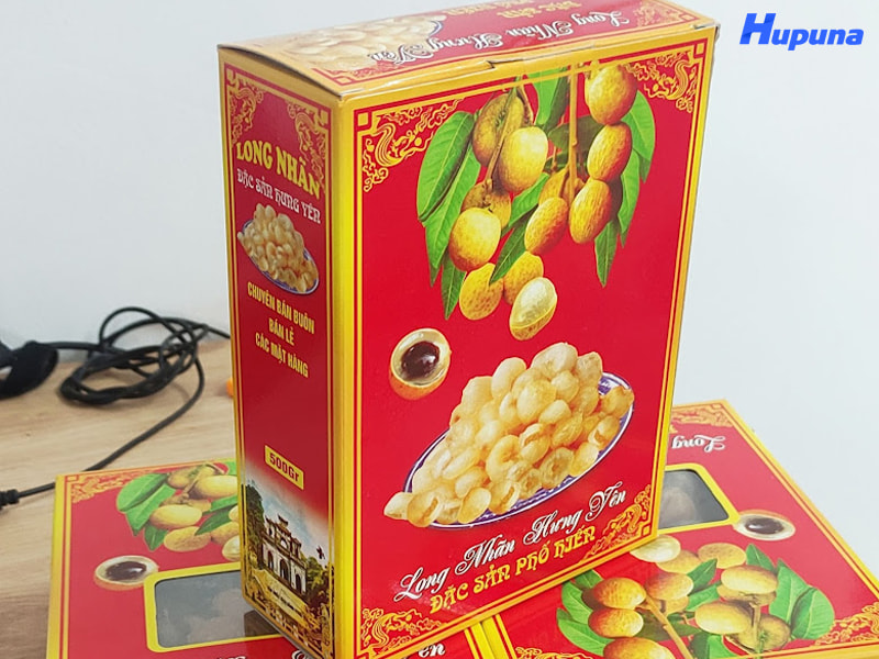 Hộp giấy mềm đựng long nhãn