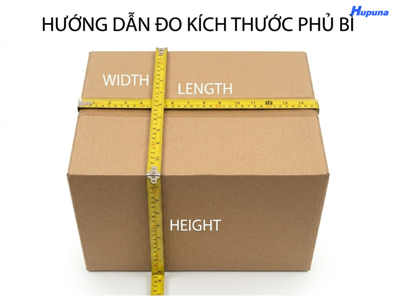 Hướng dẫn đo kích thước thùng carton phủ bì