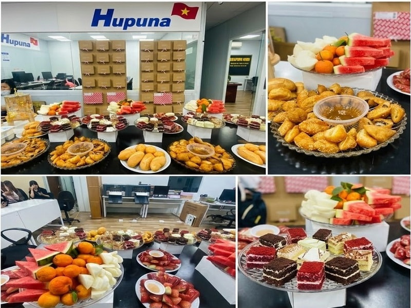 Không khí chào mừng ngày 8/3 tại Hupuna