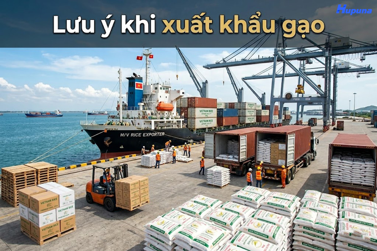 Lưu ý khi xuất khẩu gạo