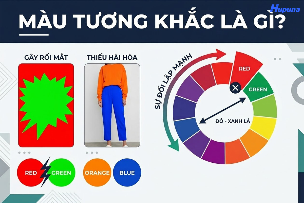 Màu tương khắc là gì
