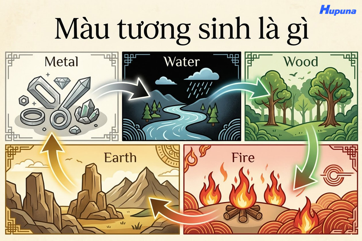 Màu tương sinh là gì