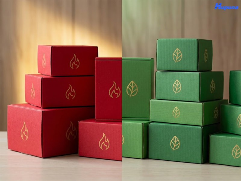 Mẹo phối màu thùng carton cực đẹp cho chủ shop mệnh Hỏa