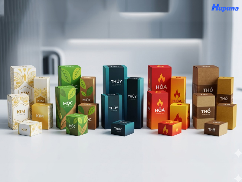 Nên chọn màu hộp carton theo ngũ hành cho người kinh doanh