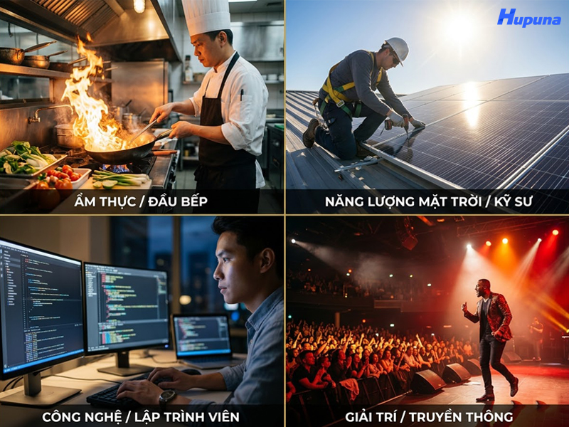 Ngành nghề phù hợp với người mệnh Hỏa