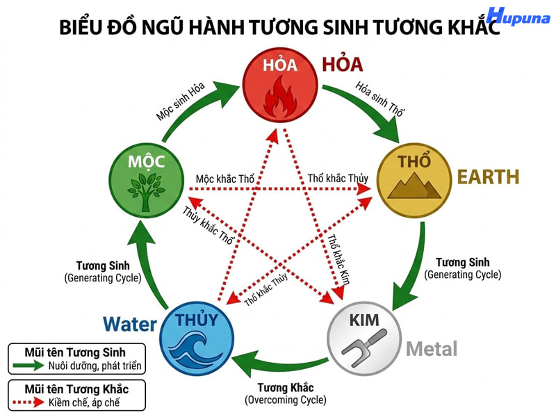Quy luật bất biến trong ngũ hành