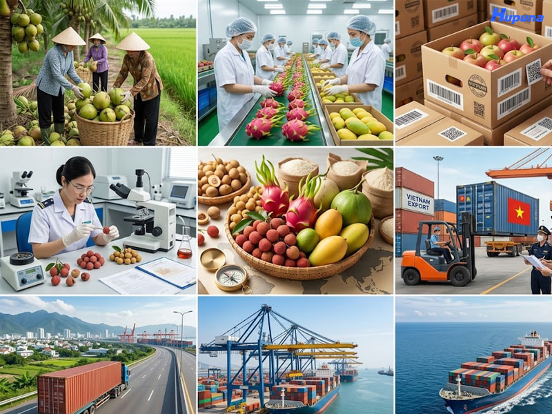 Quy trình cơ bản để xuất khẩu nông sản thành công