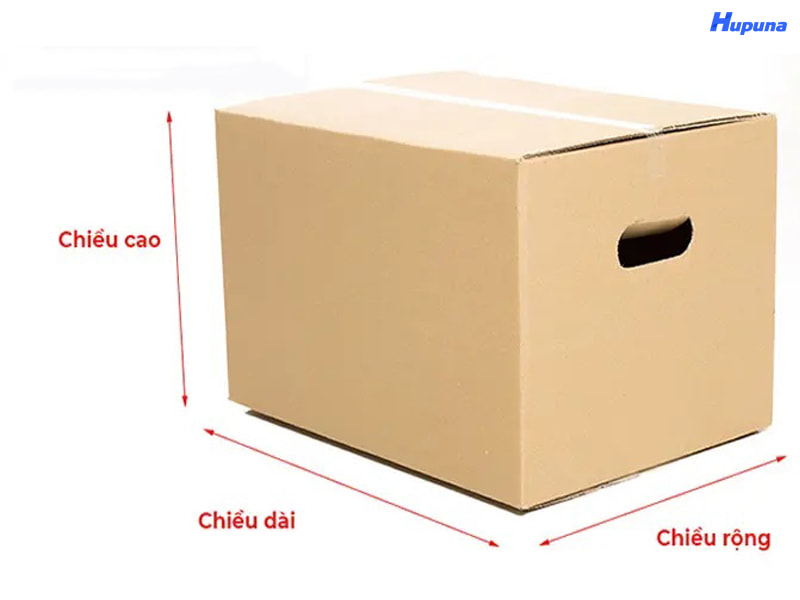 Quy ước kích thước thùng carton chuẩn ngành