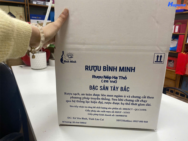 Thùng đựng rượu nếp hạ thổ Bình Minh