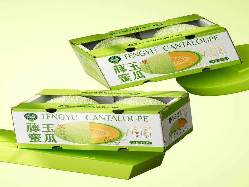 Hộp bế lỗ đựng dưa lưới