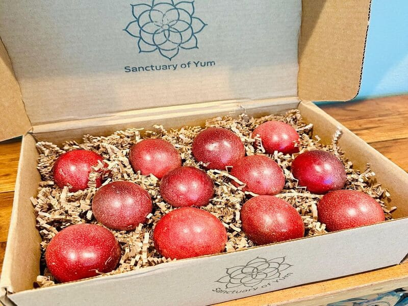 Hộp carton 3 lớp nắp gài đựng chanh leo
