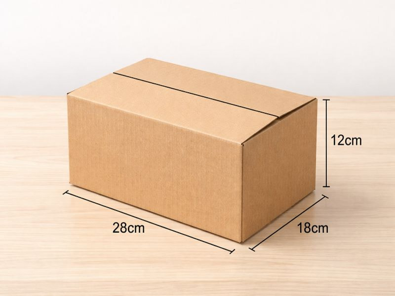 Hộp carton nắp đối 28x18x12cm